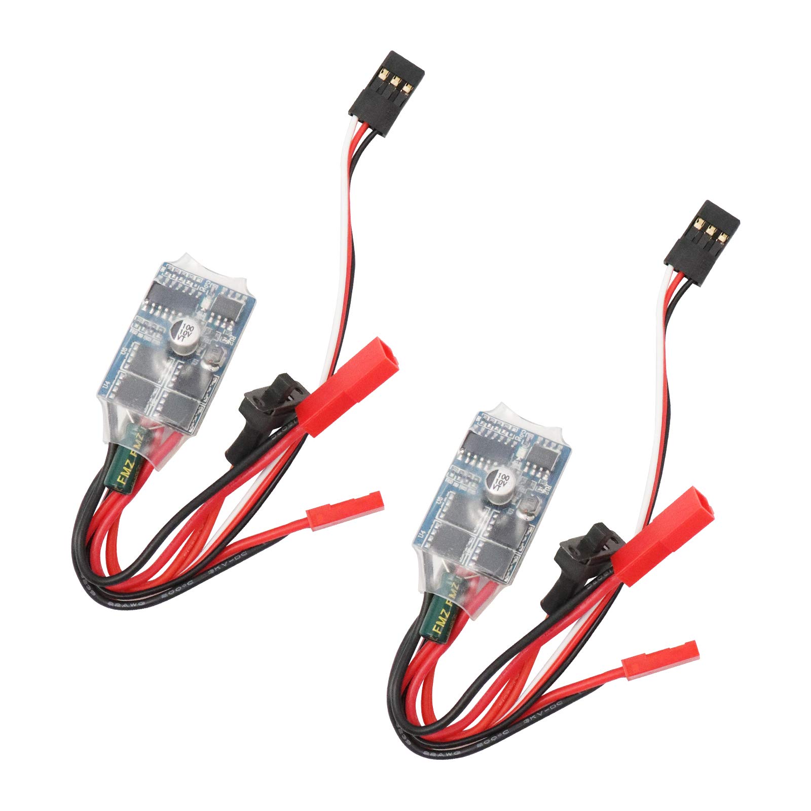 Rc Speed Controller Brushed ESC Electric Speed Controller 10A With Brake Function Switch ...